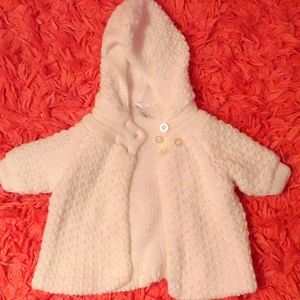 Little Wonders white knit coat